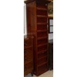 A modern stained pine haberdasher's style chest of ten drawers CONDITION REPORTS 222