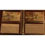 Two albums of first day covers "The Great War 1914-18", many signed,