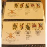 Five various "Post Office First Day Covers" albums containing various first day covers