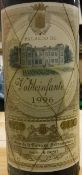 One bottle Chateau Moulin Des Champs Cotes de Bourg Calvet 1974,