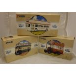 A collection of Corgi Classic Commercial Vehicles including 70th Anniversary Premier Omnibus set