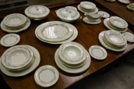 A collection of Royal Worcester "Harvest Ring" pattern part dinner wares to include tureens, plates,