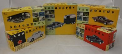 A collection of Lledo Vanguards model vehicles 1:43 scale including British Rail Service vans of