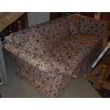 A modern upholstered Laura Ashley Knowle style sofa