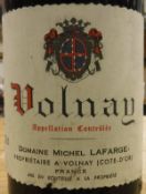 Six bottles various red wines including Volnay Michel La Farge 1982,