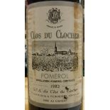 Twelve bottles Clos du Clocher Pomerol 1982 (owc) (12)