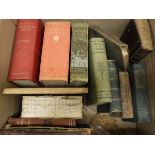 A box of books relating to cookery, to include MRS RUNDELL "Modern Domestic Cookery",
