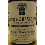 Six bottles Gevrey-Chambertin 1er Cru Les Champeaux Pierre Bourée Fils 1993 (6)