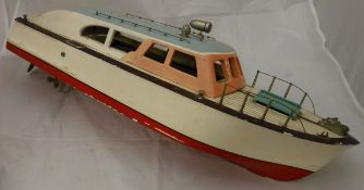 An Ito of Tokyo model boat with twin electric motors,