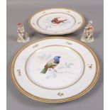 A pair of Vienna porcelain dessert plates,