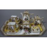 A Dresden porcelain Tete a tete,