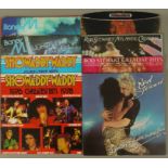A Collection of Vinyl LPs; Rod Stewart, Greatest, Riva Label, RODTV1 Rod Stewart,
