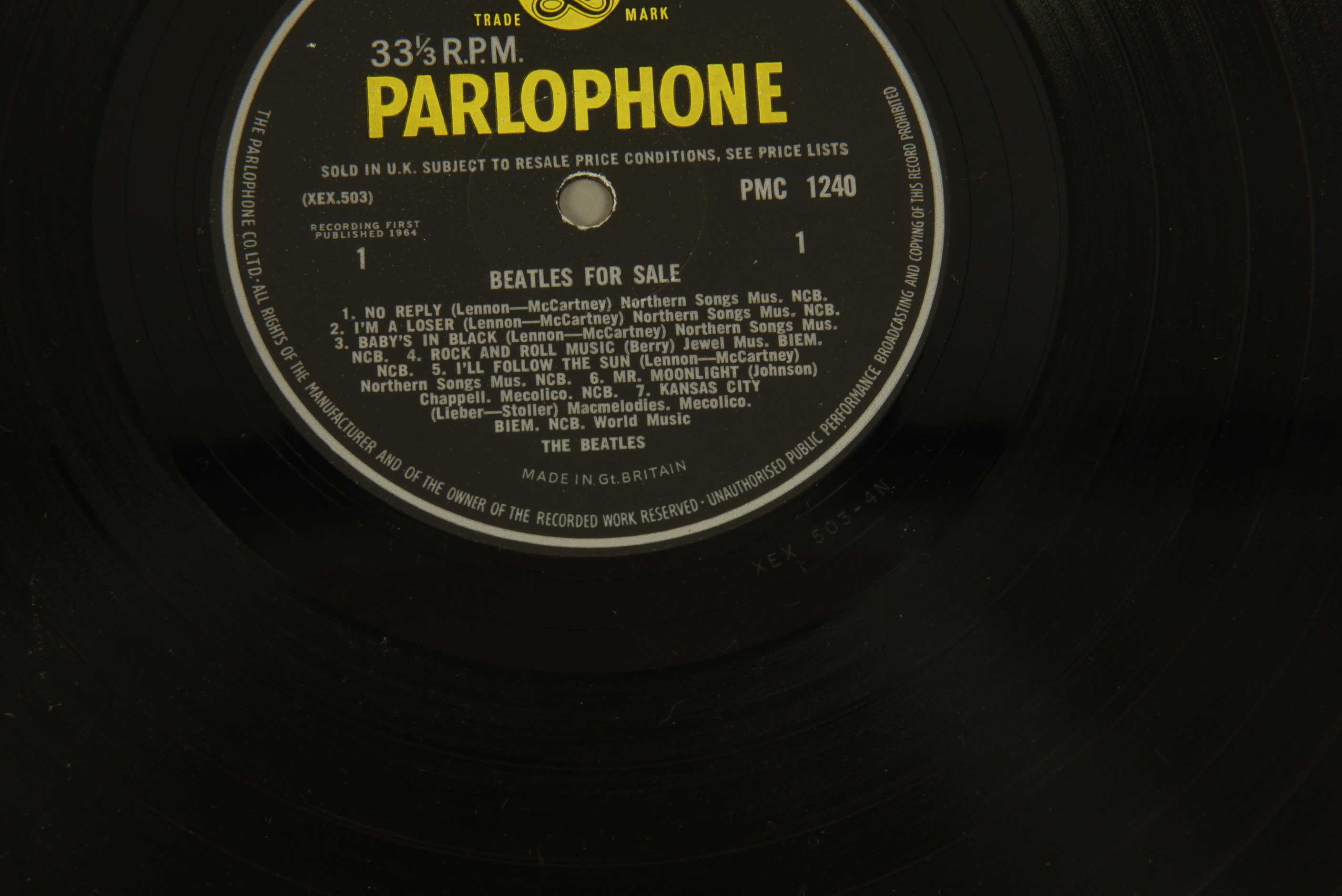 Beatles LPs Beatles, Please Please Me LP, Mono, 4th Issue, PMC 1202 Beatles, With The Beatles LP, - Image 8 of 11