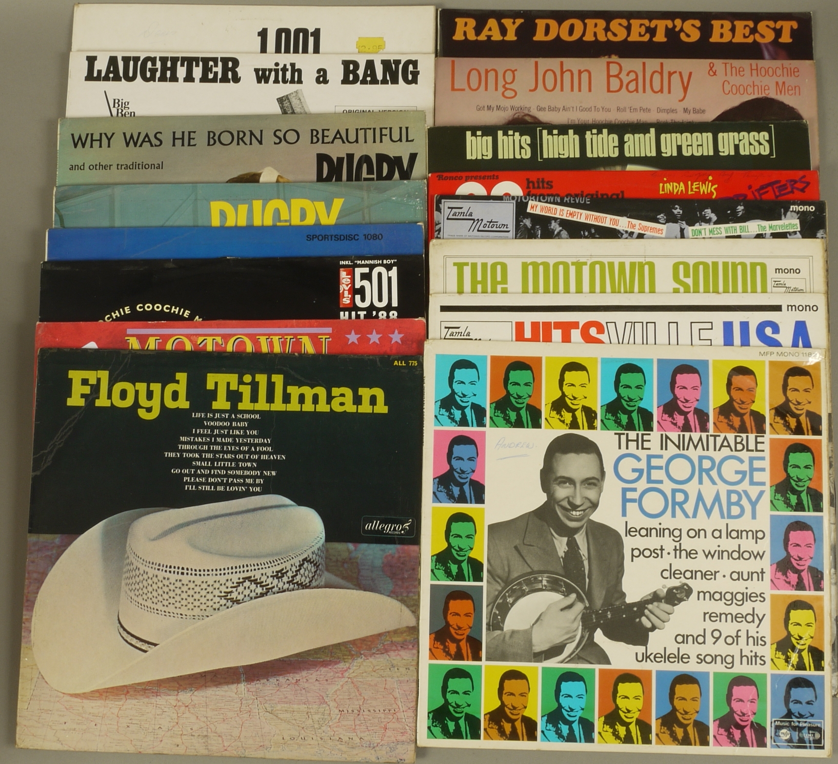 A Collection of Vinyl LPs Comprising; Blaster Bates, 1001 Gelignites, Big Ben Label,