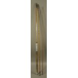 A Sealy Octopus Deluxe cane float rod, 11ft, three piece,