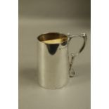 A Victorian silver tankard by George Unite, Birmingham 1875,