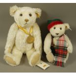 A Steiff Millennium Bear and a Scottish Bear (2)