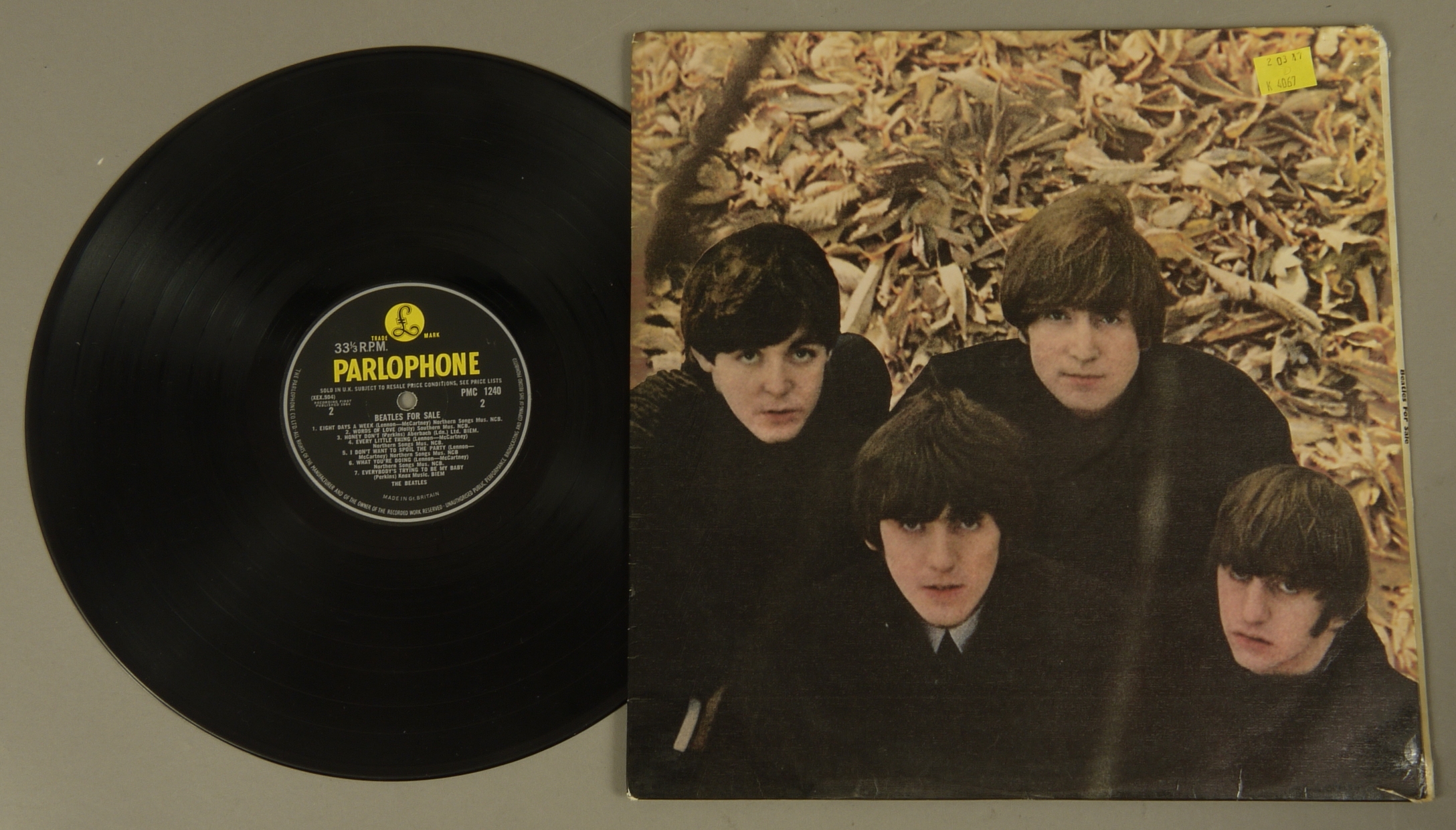 Beatles LPs Beatles, Please Please Me LP, Mono, 4th Issue, PMC 1202 Beatles, With The Beatles LP, - Image 7 of 11