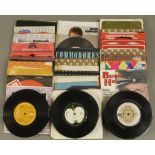 A Collection of 7" Vinyl Singles (1970s) A collection of approximately 130 sleeved and un-sleeved