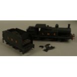 A Replica of The Horwich Loco 2-4-2 as seen in The North, Black,