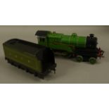 Express - Butler Henderson 4 - 4 -0 Loco and Tender, Green,