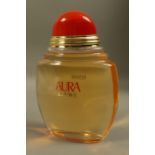 A perfume bottle factice - Aura by Loewe,