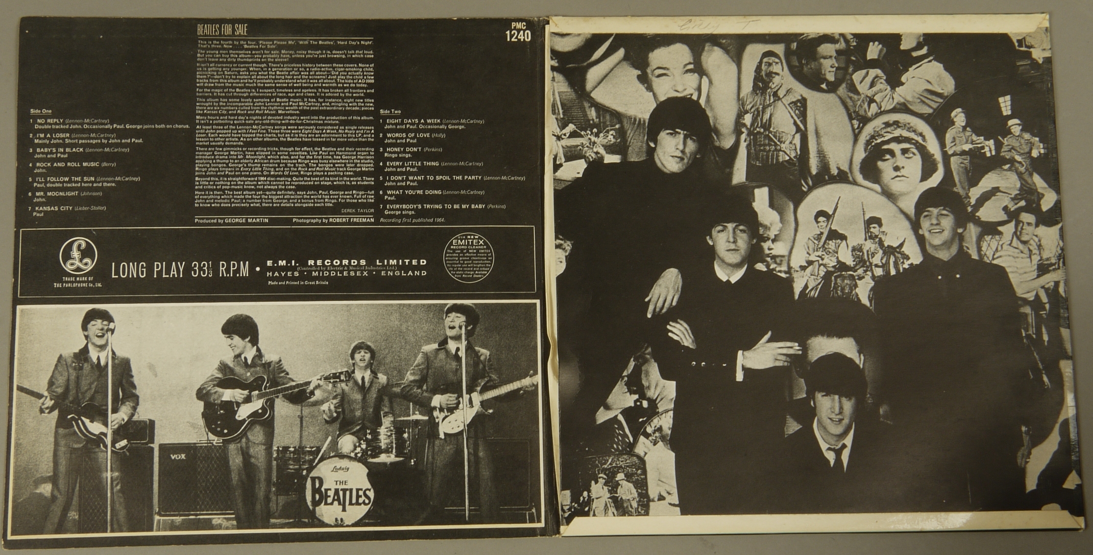 Beatles LPs Beatles, Please Please Me LP, Mono, 4th Issue, PMC 1202 Beatles, With The Beatles LP, - Image 9 of 11