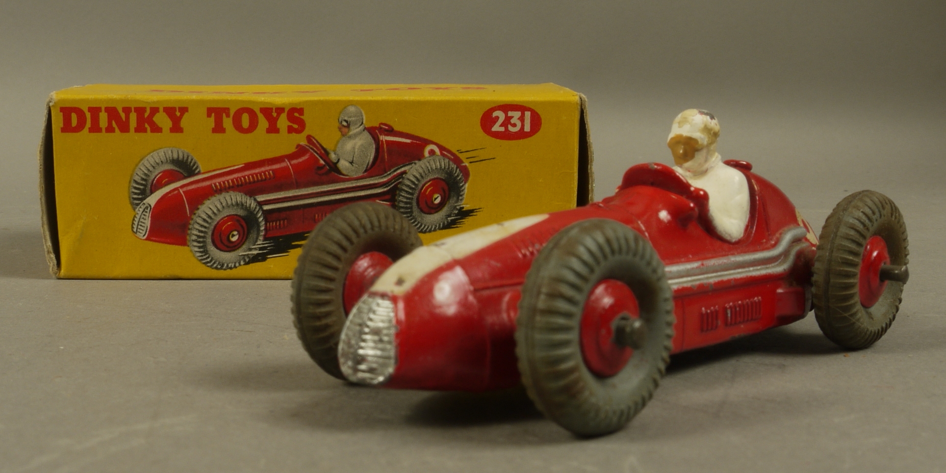 Dinky model 231, Maserati racing car, original paint,