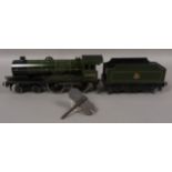 A Bassett-Lowke model clockwork steam locomotive Prince Charles 62453 and tender in British Rail