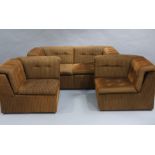 A pair of sofas, c.