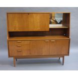 A teak cabinet, c.