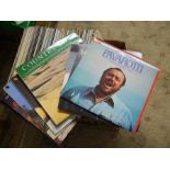 A large quantity of LPs and singles