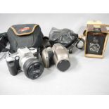 A Fuji film photonex 4000 SL digital camera;