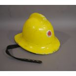 An Ampleforth abbey fire squad helmet,