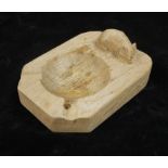 Robert Thomson of Kilburn - a rectangular ashtray, bleached,