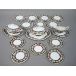 An early 20th century part doll's dinner service comprising six dinner plates, six tea plates,