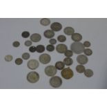 Approximately 4oz of mainly English and some foreign high grade silver coins