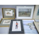 Two reproduction hunting prints after Fores's 'Hunting Accomplishments' (2) Fine after Tom Carr,