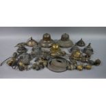 Assorted light fitments including shade holders and bayonet fittings