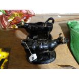 Two Jack Field Cow Creamers