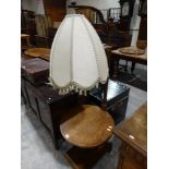 An Art Deco Period Lamp Table With A Adjustable Column