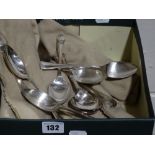 A Selection Of Early 20th Century Plated Cutlery Mainly Queens Pattern