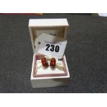 Two Boxed Pandora Dark Brown Charms