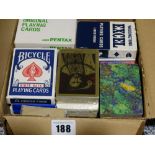 A Collection Of Thirty Packs Of Playing Card Sets Most New And Unopened