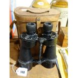 A Cased Pair Of 2nd World War Period Binoculars By Ross Of London