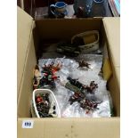 A Box Containing A Good Quantity Of Britain`s Regimental Figures Together With Early Farm Animals