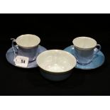 An Early 20th Century Pearl Lustre Glazed Tea Set