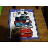 A Dinky Toys Fire Engine Together With A Small Parcel Of Further Dinky Corgi And Matchbox Toys