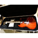 A Gibson 100 Anniversary Edition SG Guitar, Cherry Finish & In Fitted Hard Case