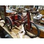 An Early 20th Century Childs Trike With Rear Luggage Compartment